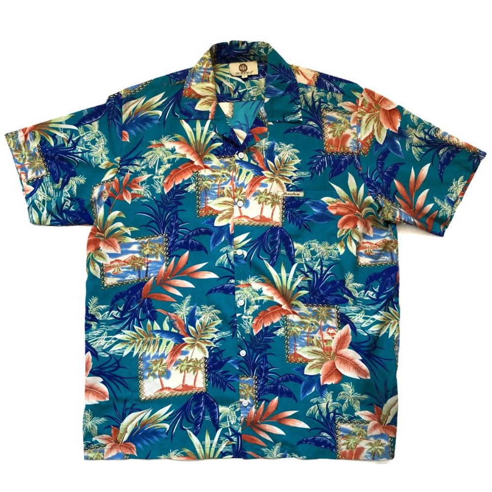 Vintage tropical vacation shirt